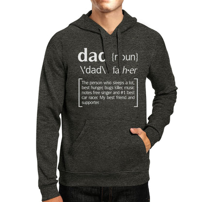 Dad Noun Dark Grey Pullover Hoodie Funny Birthday