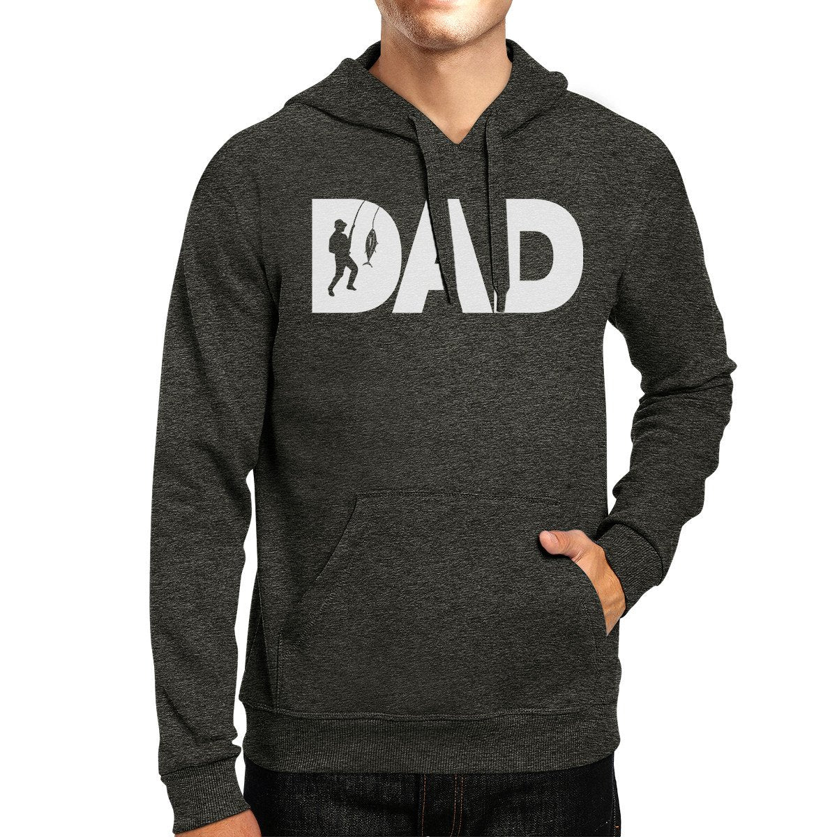 Dad Fish Unique Design Hoodie Cute Birthday Gifts