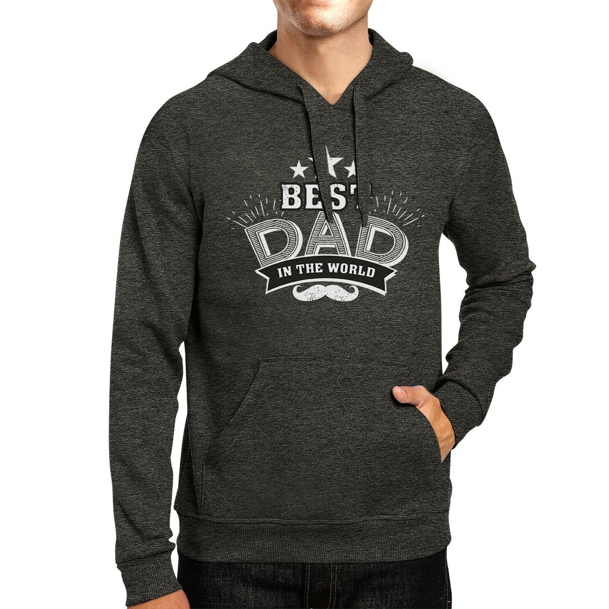 Best Dad In The World Dark Grey Unique Graphic