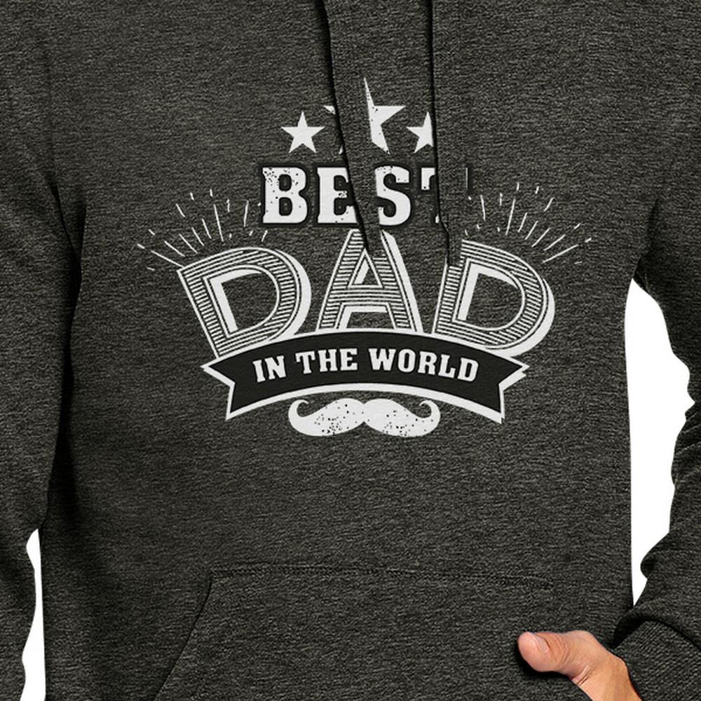 Best Dad In The World Dark Grey Unique Graphic