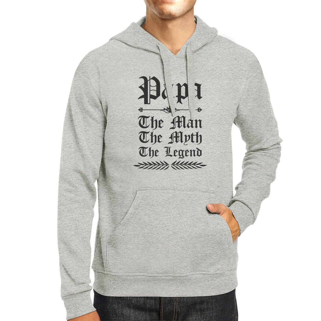 Vintage Gothic Papa Unisex Fleece Hoodie Unique