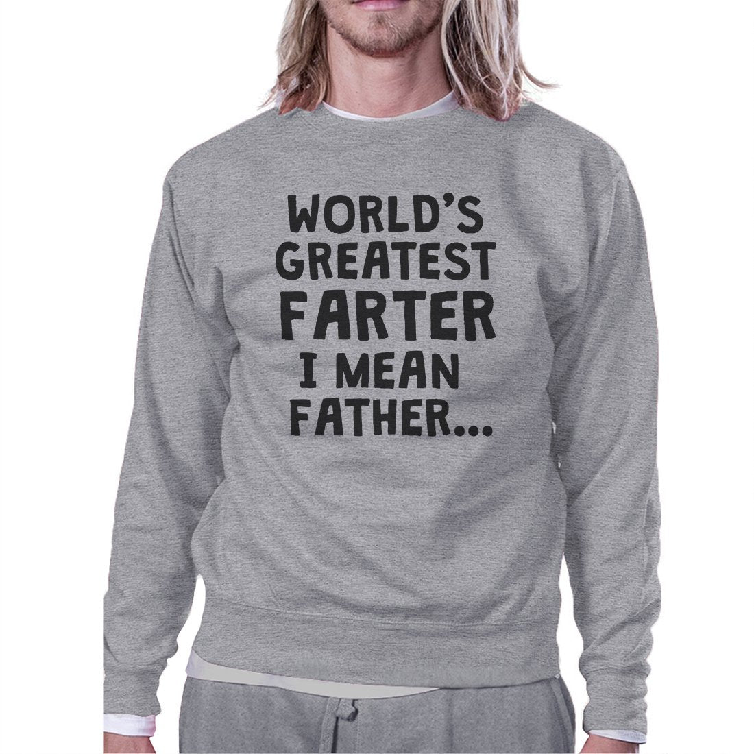 Farter Father Mens/Unisex Fleece Sweatshirt Best