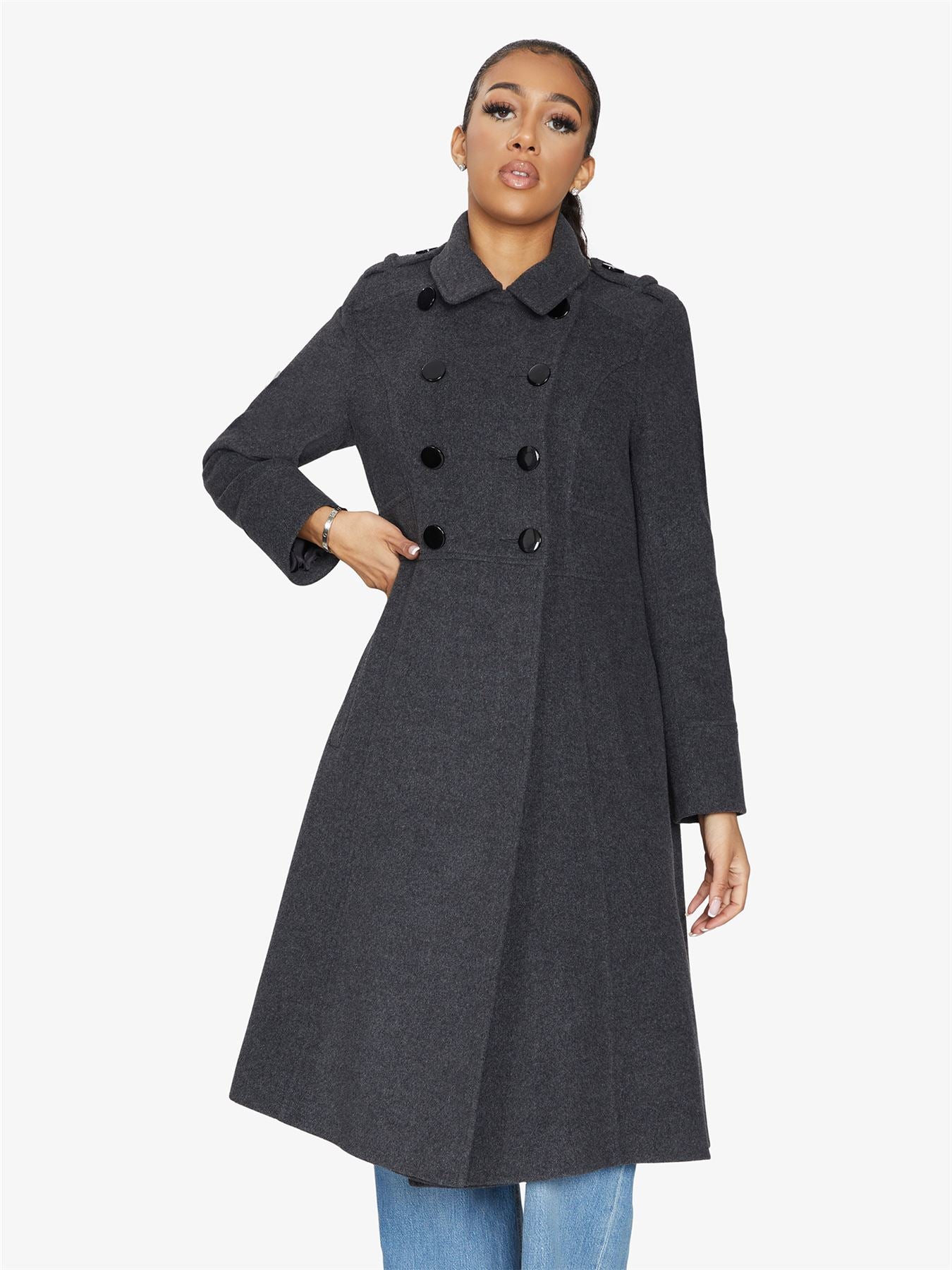 [PRE-ORDER] A-Line Double Breasted Coat