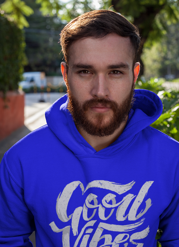 Good Vibes Blue HOODIE