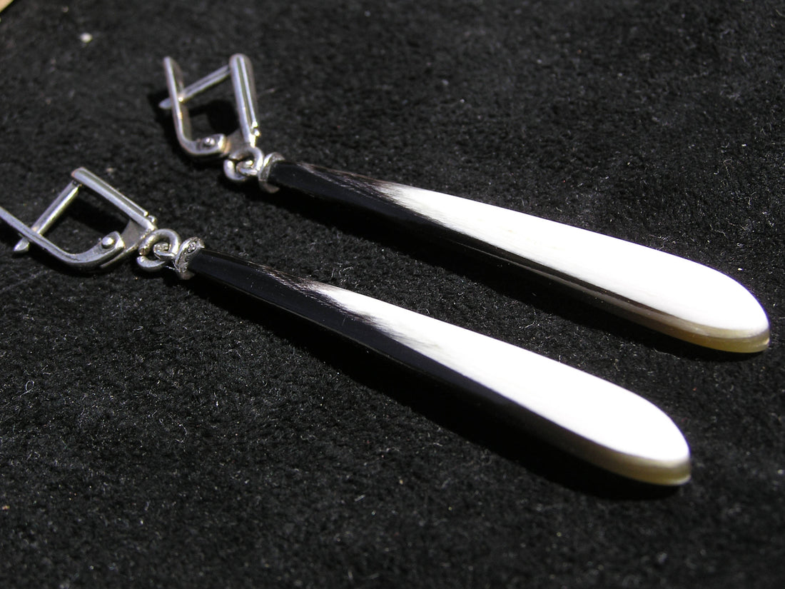 Modern statement earrings