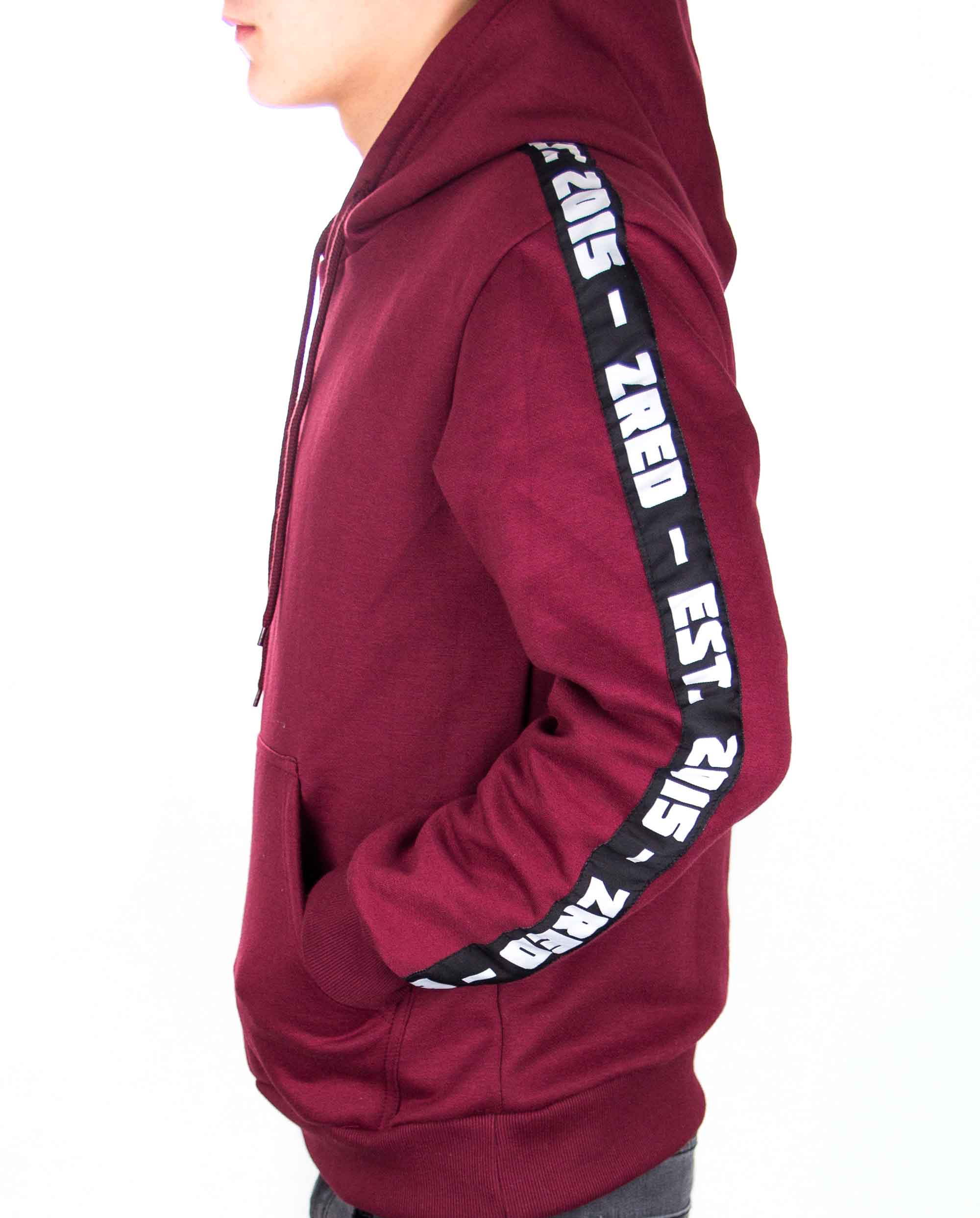 ZRED Origin Hoodie  burgundy - Herren