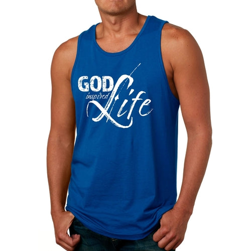 Mens Fitness Tank Top Graphic T-shirt God Inspired Life