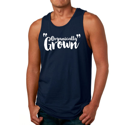 Mens Fitness Tank Top Graphic T-shirt Organically Grown - Affirmation