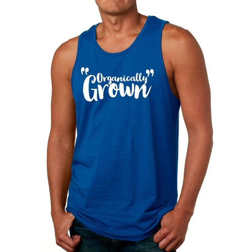 Mens Fitness Tank Top Graphic T-shirt Organically Grown - Affirmation