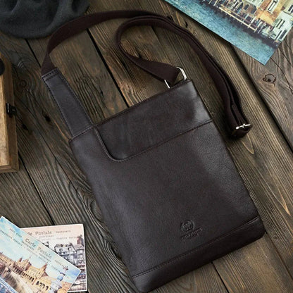 Natural Grain Leather Handbag