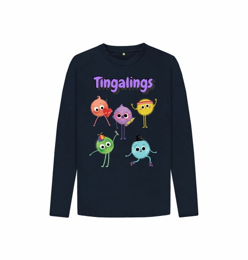 Organic Childrens Long-Sleeved T-shirt (Tingalings)