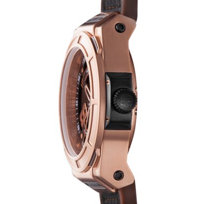 Otto Brown Rose Gold