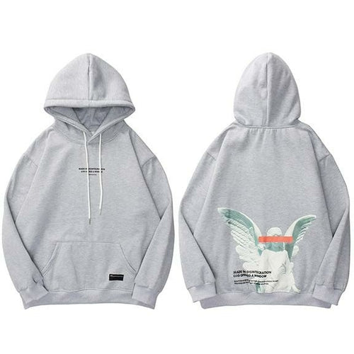 Angel God Printed Hoodie