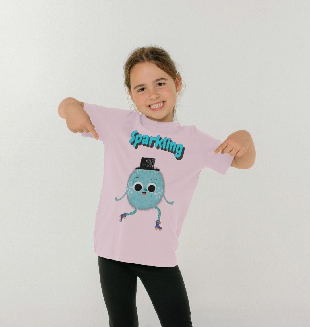 Organic Childrens T-shirt (Sparkling)