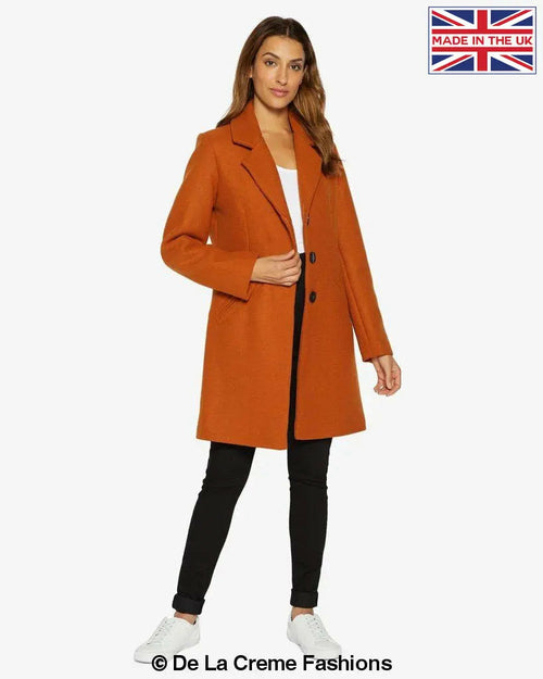 Sara Covert Button Up Coat