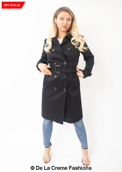 Slim Fit Lightweight Trench Coat