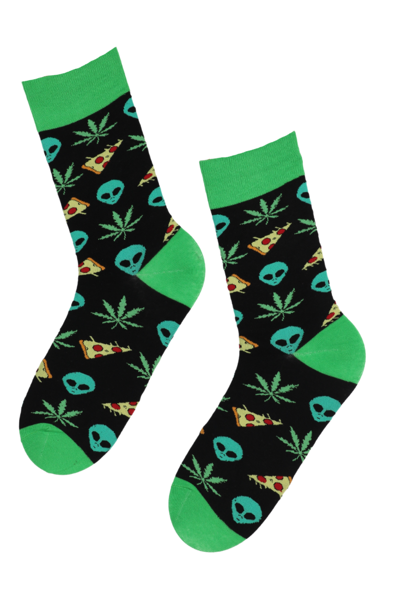 WILD cotton socks with ufos