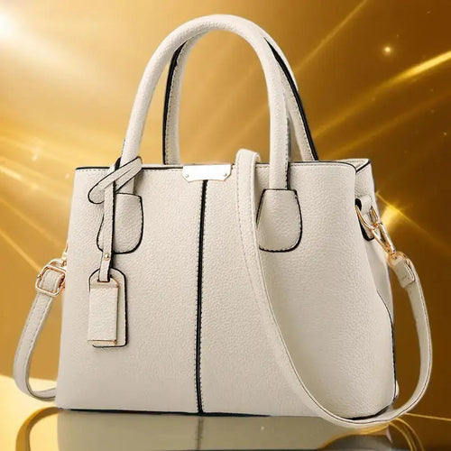 Stylish Leather Handbag Diagonal