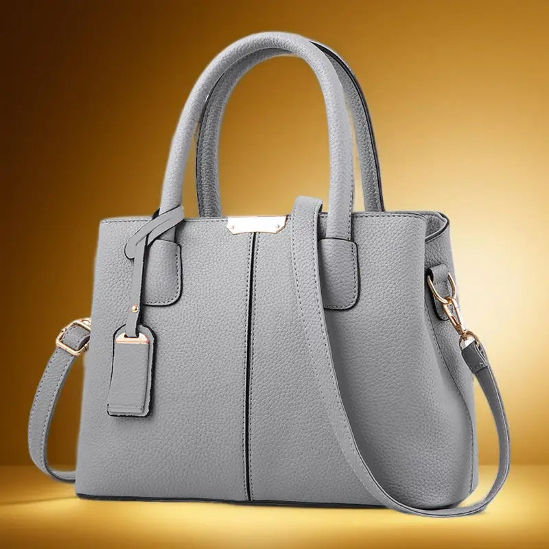 Stylish Leather Handbag Diagonal