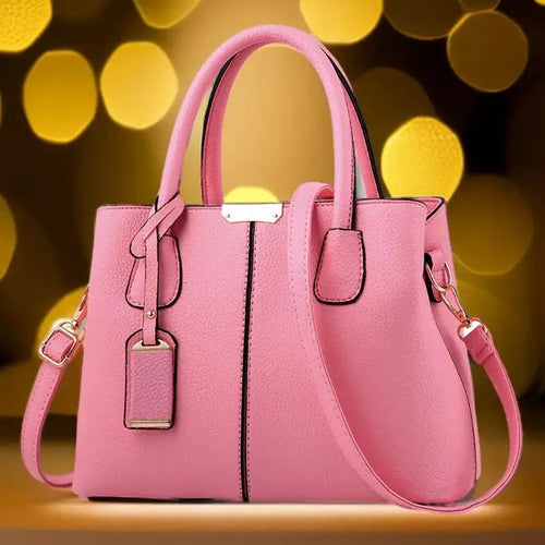 Stylish Leather Handbag Diagonal