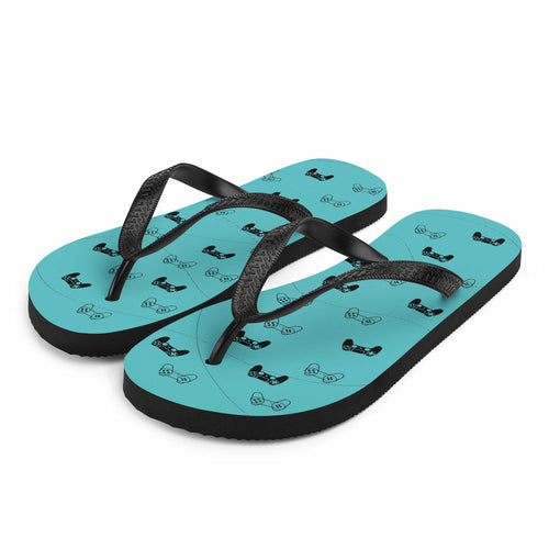 Gamer Blue Flip-Flops