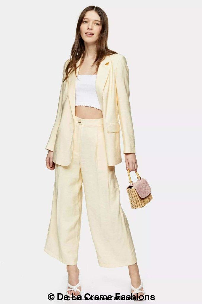 Topshop Womens Single Breasted Blazer &amp; Trouser 2 Piece Suit