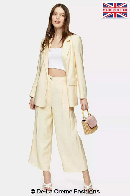 Topshop Womens Single Breasted Blazer &amp; Trouser 2 Piece Suit