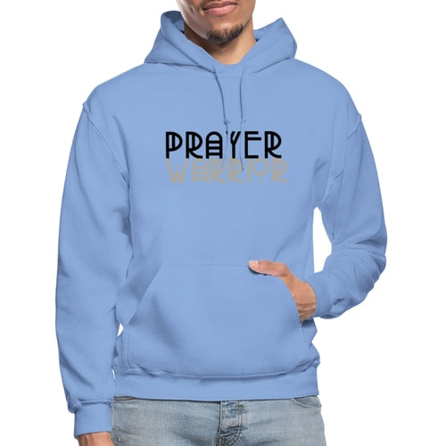 Mens Hoodie - Pullover Hooded Shirt / Prayer Warrior