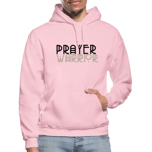 Mens Hoodie - Pullover Hooded Shirt / Prayer Warrior