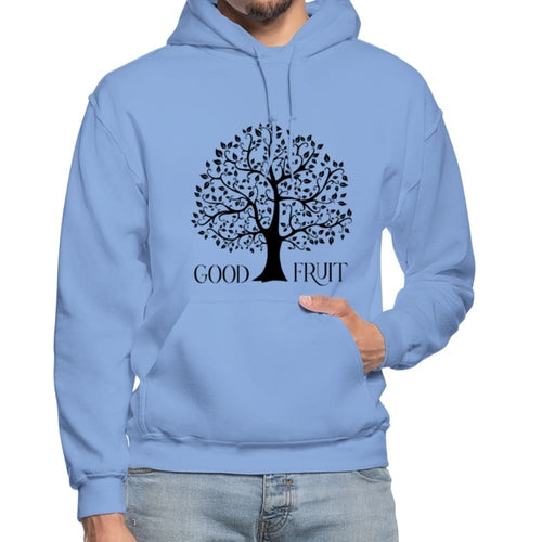 Mens Hoodie - Pullover Hooded Sweatshirt - Graphic/good Fruit