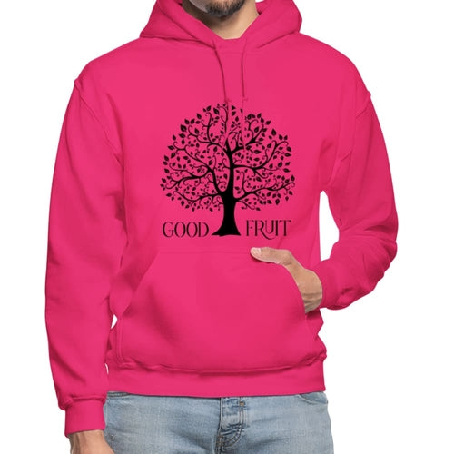 Mens Hoodie - Pullover Hooded Sweatshirt - Graphic/good Fruit