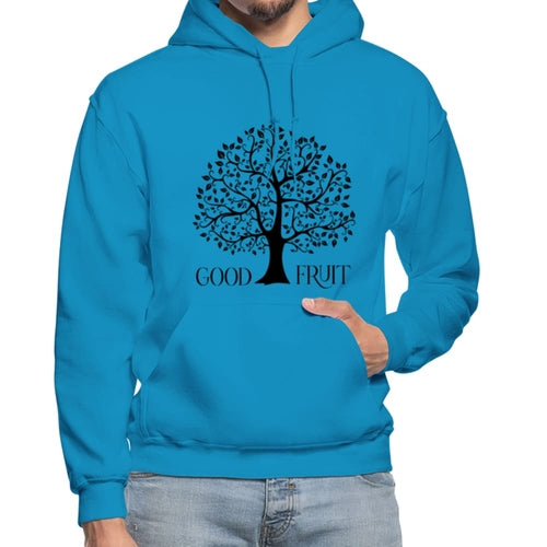 Mens Hoodie - Pullover Hooded Sweatshirt - Graphic/good Fruit