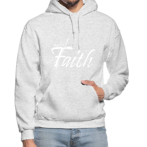 Mens Hoodie - Pullover Hooded Sweatshirt - Graphic/inspire Faith