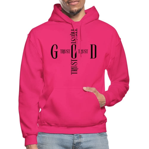 Mens Hoodie / Trust God Sweatshirt - S521545