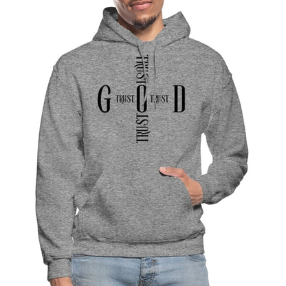 Mens Hoodie / Trust God Sweatshirt - S521545