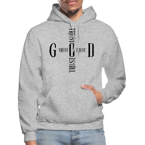 Mens Hoodie / Trust God Sweatshirt - S521545