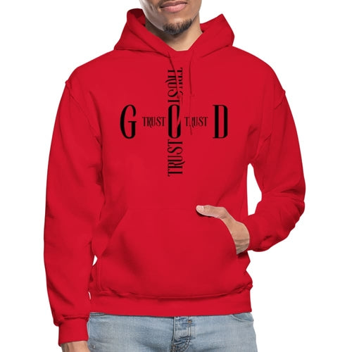 Mens Hoodie / Trust God Sweatshirt - S521545