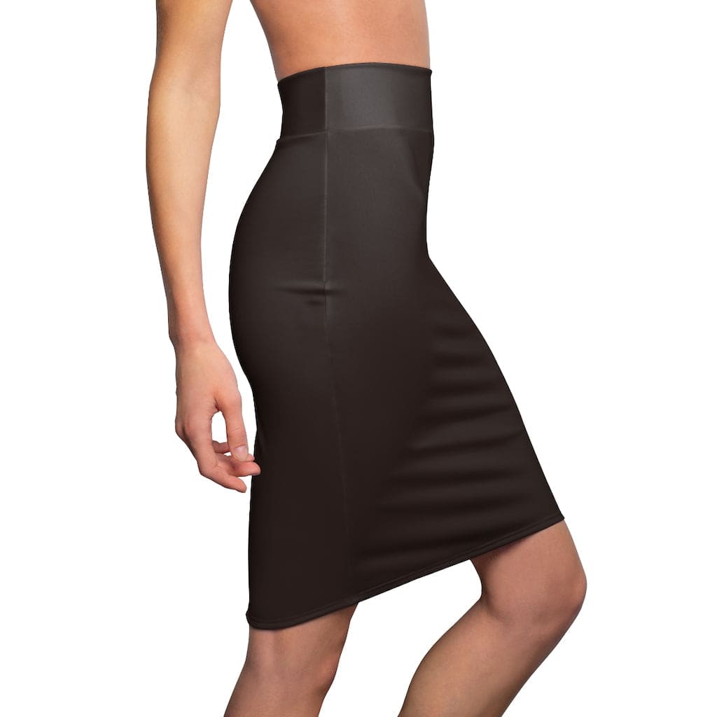 Womens Skirt, Dark Chocolate Brown Pencil Skirt