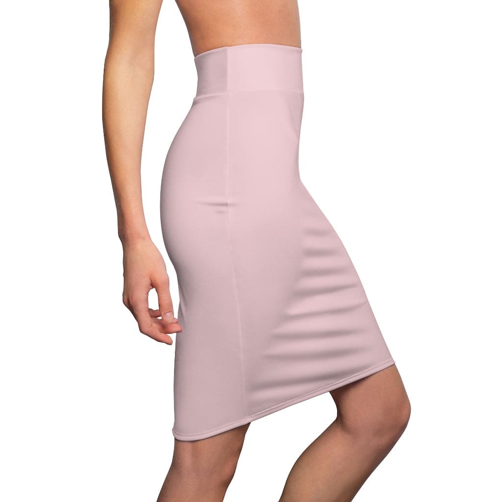Womens Skirt, Light Pink Pencil Skirt